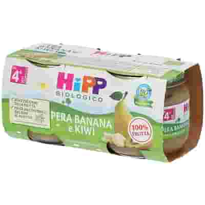 HIPP BIO OMOGENEIZZATO KIWI/BANANA/PERA 2X80 G