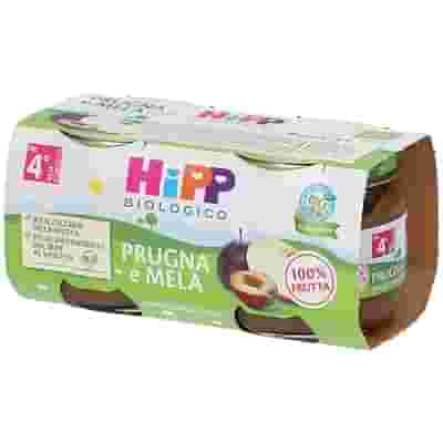HIPP BIO OMOGENEIZZATO PRUGNA E MELA 2 X 80 G
