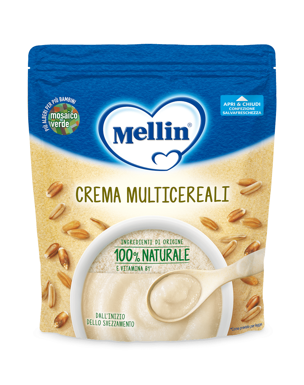 Mellin Crema Multicereali 200 G