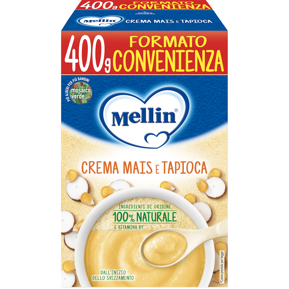 Mellin Crema Mais/Tapioca 400 G