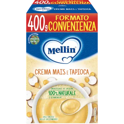 MELLIN CREMA MAIS/TAPIOCA 400 G MELLIN CREMA MAIS/TAPIOCA 400 G
