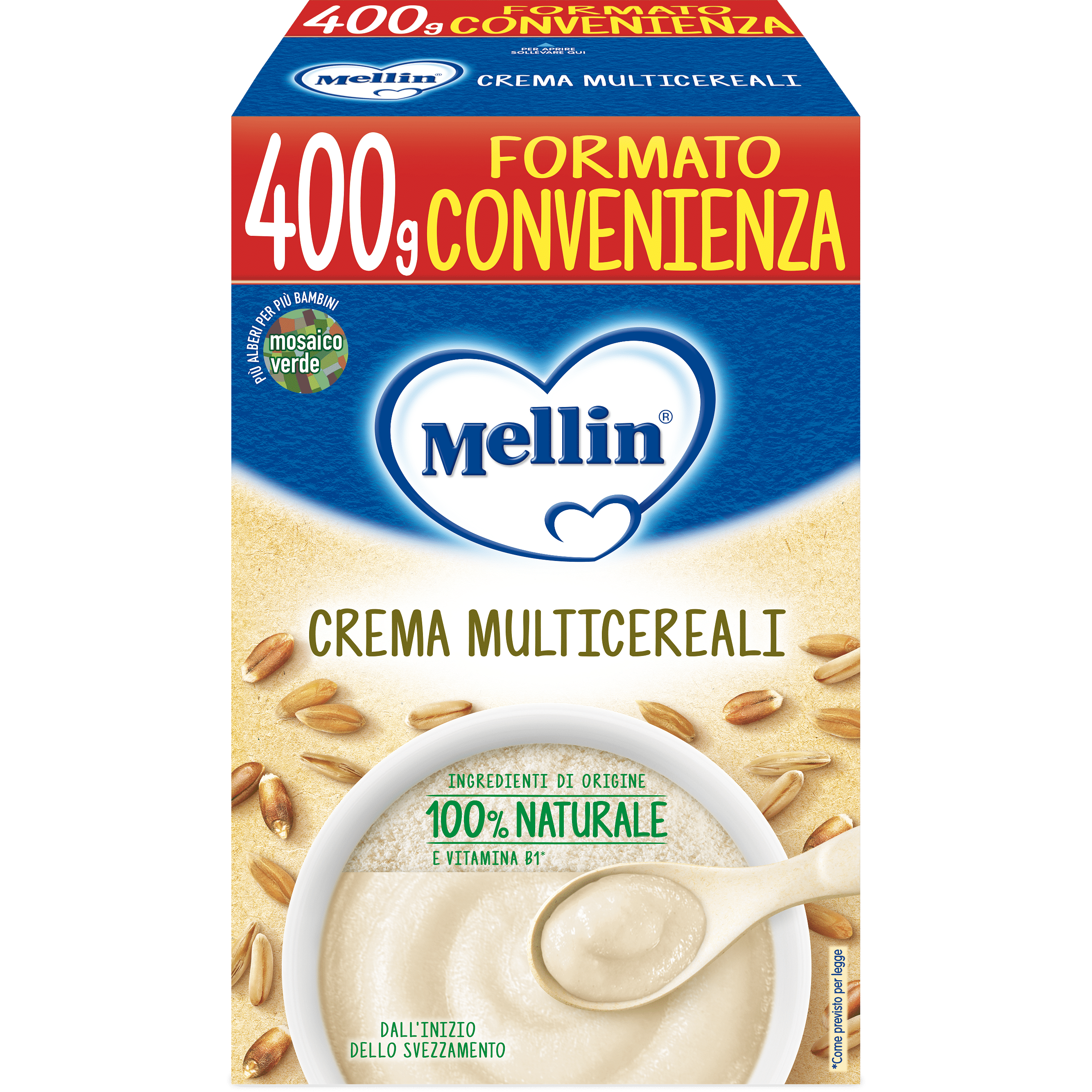 Mellin Crema Multicereali 400 G