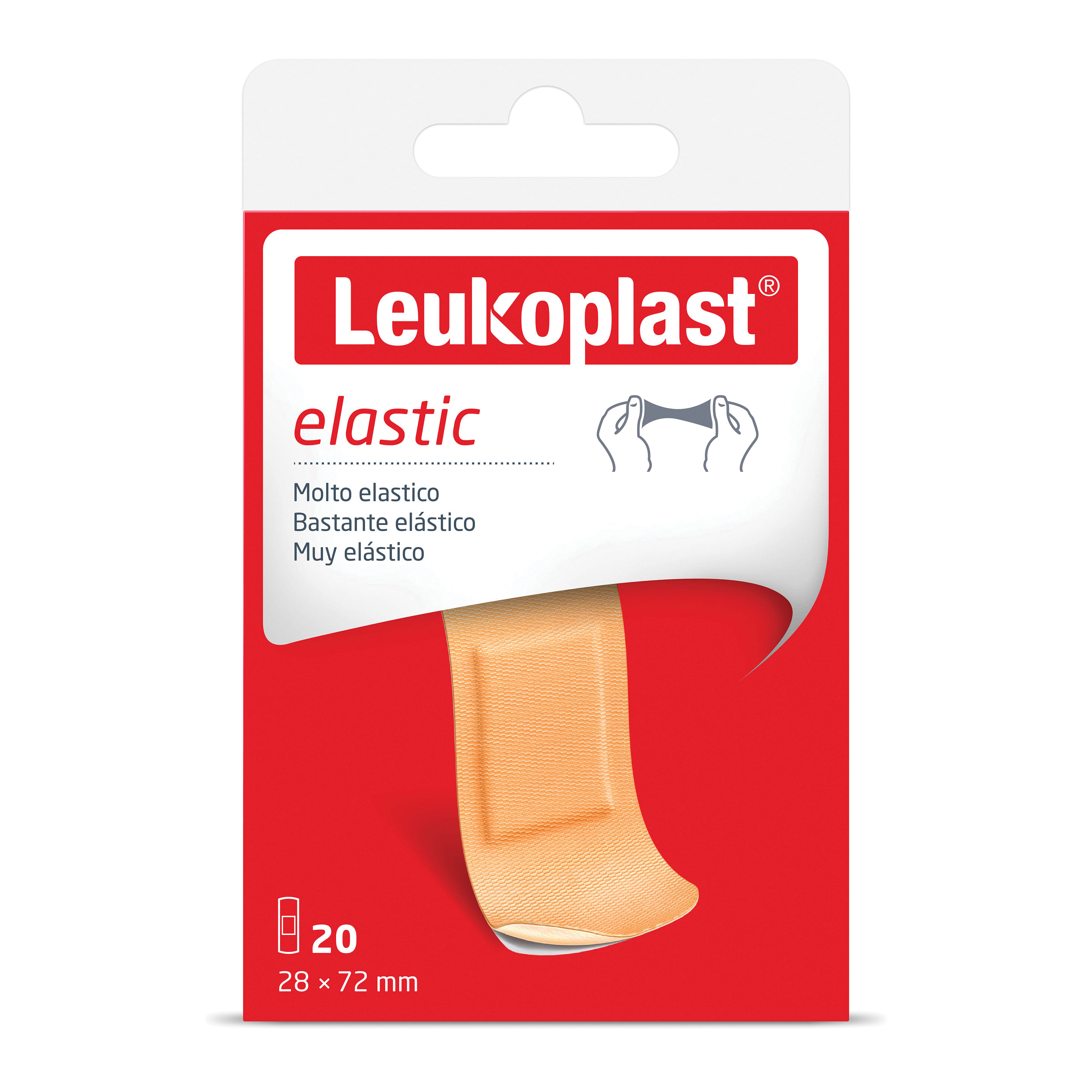 Leukoplast Elastic 72 X28 20 Pezzi