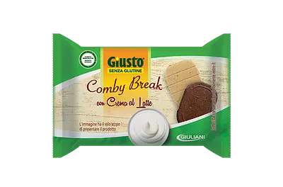GIUSTO SENZA GLUTINE COMBY BREAK CREMA LATTE GIUSTO SENZA GLUTINE COMBY BREAK CREMA LATTE