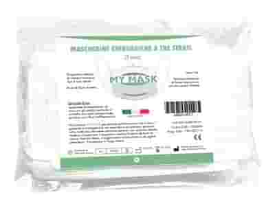 MYMASK MASCHERINA CHIRURGICA A TRE STRATI 25 PEZZI