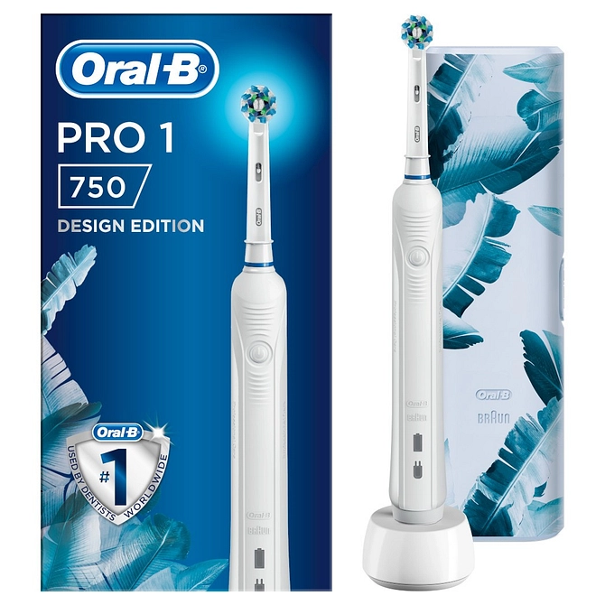 Oralb Pro1 Colour Cross Action Spazzolino Elettrico Bianco