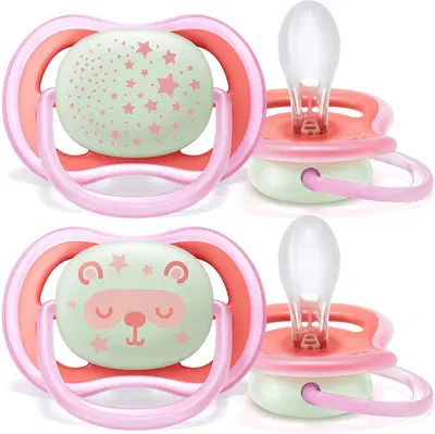 AVENT SUCCHIETTI ULTRA AIR NIGHT 6-18M FEMMINA 2 PEZZI AVENT SUCCHIETTI ULTRA AIR NIGHT 6-18M FEMMINA 2 PEZZI