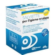 Gr Farma Salviette per l'igiene oculare 20 garze sterili monouso