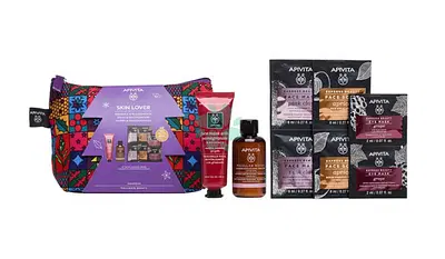 APIVITA PRO FACE MASK POMEGRANATE 50 ML + MINI CLEANSING MICELLAR WATER 75 ML + EXPRESS MASK PINK CLAY 2X8 ML + SCRUB APRICOT 2X8 ML + EYE MASK GRAPE 2X2 ML APIVITA PRO FACE MASK POMEGRANATE 50 ML + MINI CLEANSING MICELLAR WATER 75 ML + EXPRESS MASK PINK CLAY 2X8 ML + SCRUB APRICOT 2X8 ML + EYE MASK GRAPE 2X2 ML