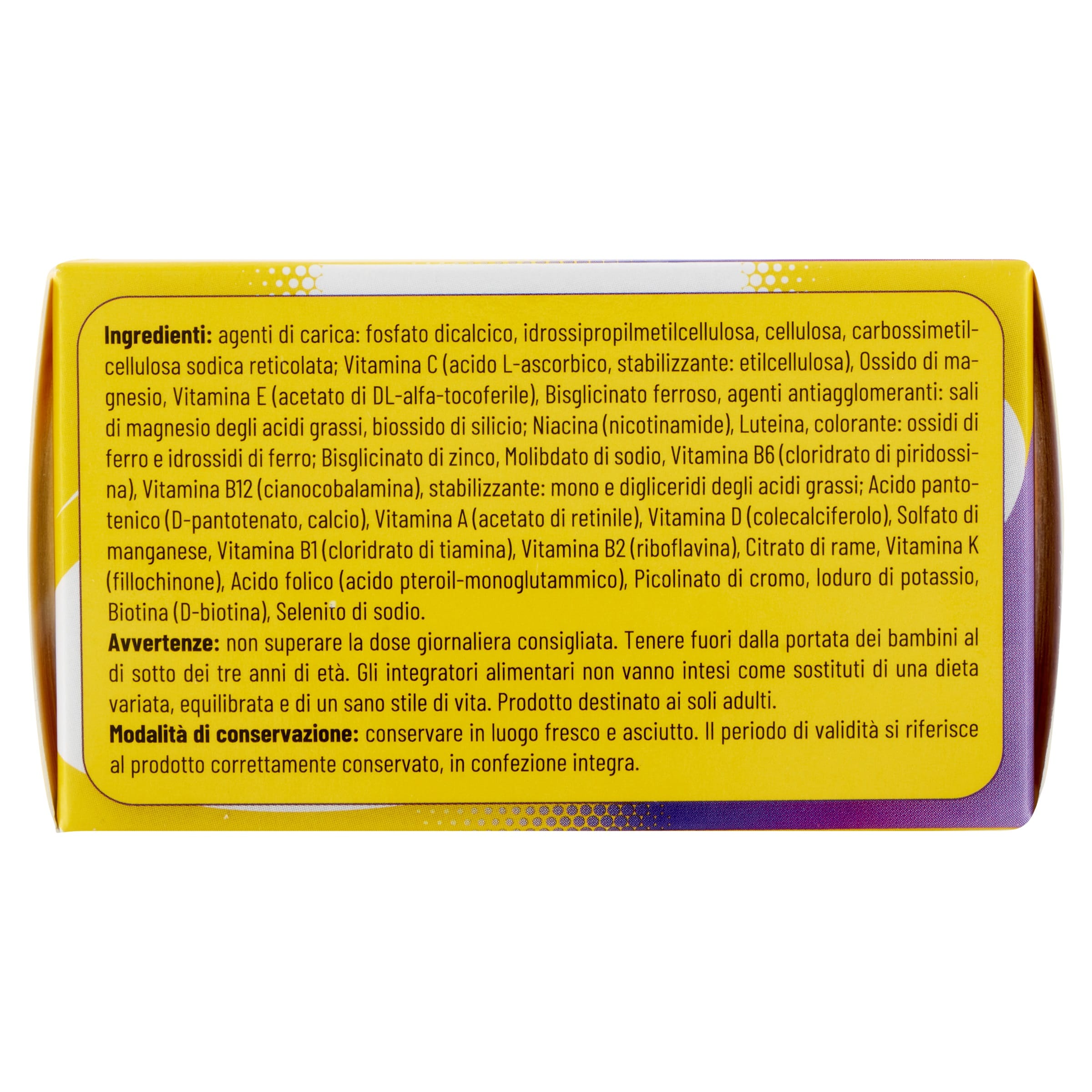 MULTIVITAMINE&MINERALI 50+ 30 COMPRESSE