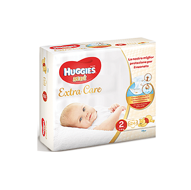 Huggies Extra Care Grande 2 40 Pezzi