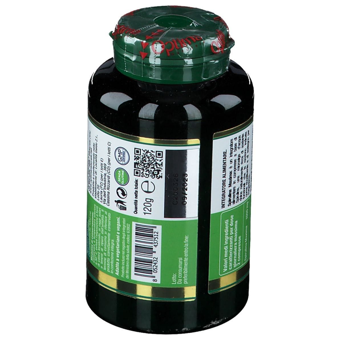 COLOURS OF LIFE SPIRULINA MAXIMA 120 COMPRESSE