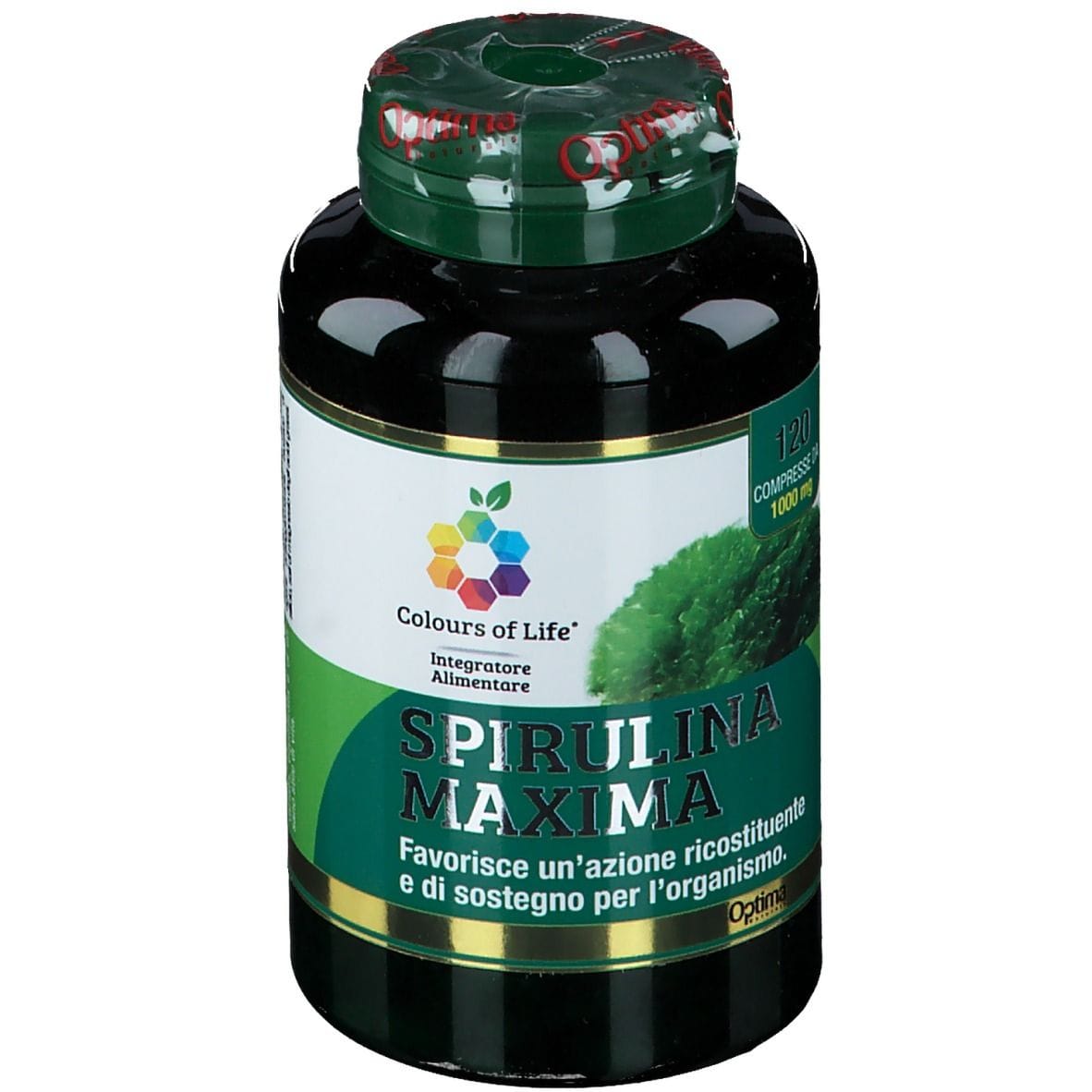 COLOURS OF LIFE SPIRULINA MAXIMA 120 COMPRESSE