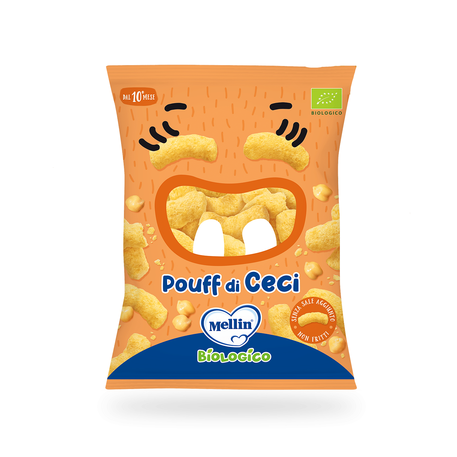 Mellin Snack Bio Pouff Ceci 20 G