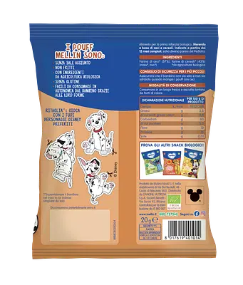 MELLIN SNACK BIO POUFF CECI 20 G MELLIN SNACK BIO POUFF CECI 20 G