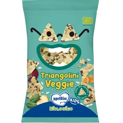 MELLIN SNACK BIO TRIANGOLINI VEGGIE 30 G MELLIN SNACK BIO TRIANGOLINI VEGGIE 30 G