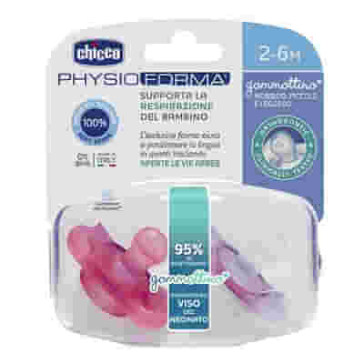 CHICCO GOMMOTTINO GIRL SILICONE 2-6 MESI 2 PEZZI ITA C