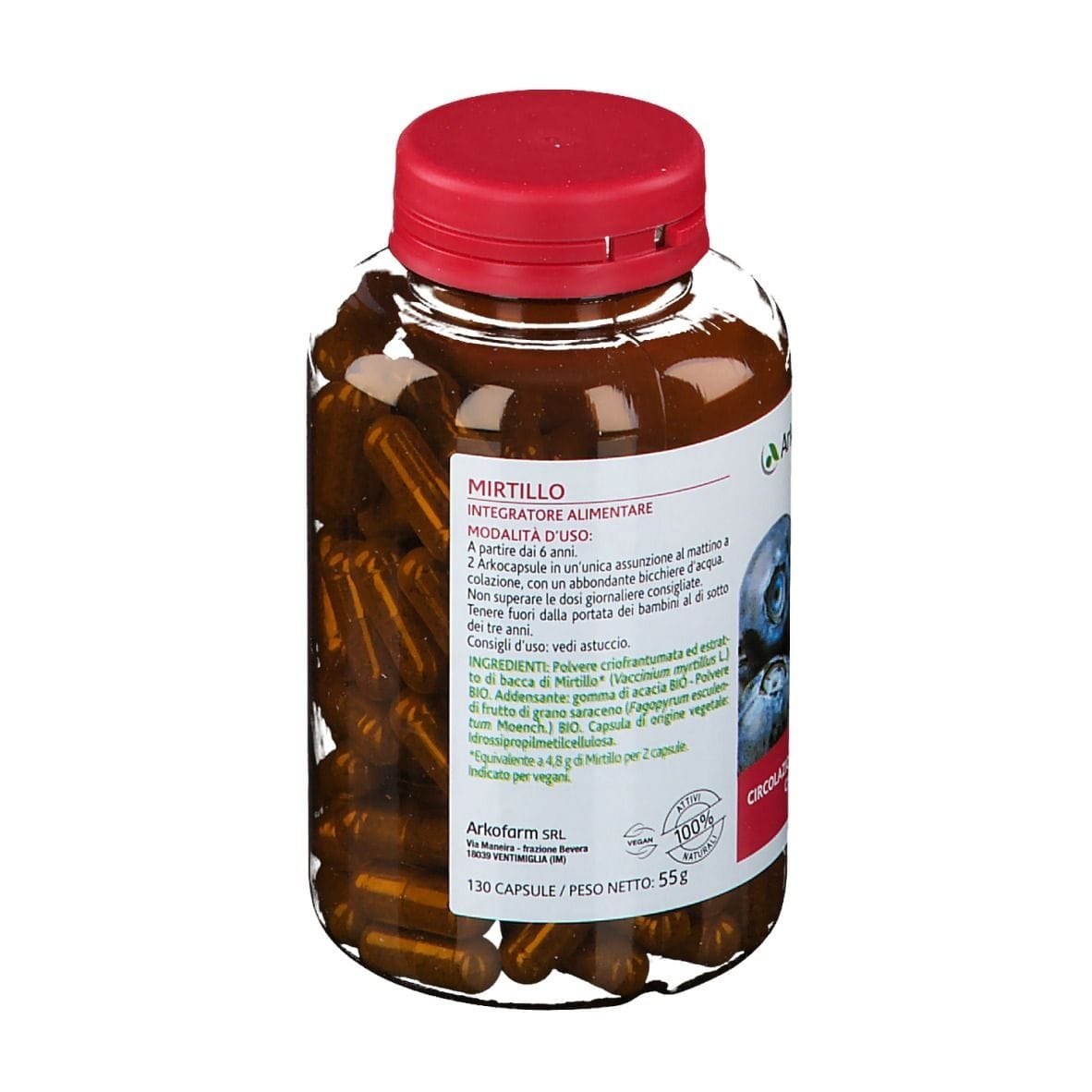 ARKOCPS MIRTILLO BIO 130 CAPSULE
