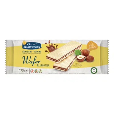 PIACERI MEDITERRANEI WAFER NOCCIOLA 175 G PIACERI MEDITERRANEI WAFER NOCCIOLA 175 G