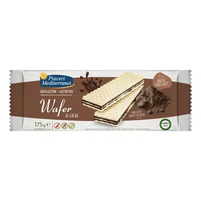 PIACERI MEDITERRANEI WAFER CACAO 175 G PIACERI MEDITERRANEI WAFER CACAO 175 G