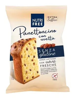 NUTRIFREE PANETTONCINO CON UVETTA 100 G NUTRIFREE PANETTONCINO CON UVETTA 100 G