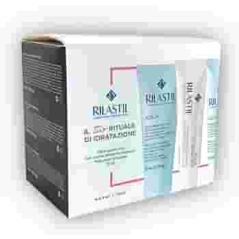 RILASTIL AQUA COFANETTO IDRATAZIONE 1 RILASTIL AQUA DETERGENTE VISO 15 ML + 1 RILASTIL AQUA MASCHERA IDRATANTE 15 ML + 1 RILASTIL AQUA INTENSE 72H 15 ML