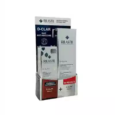 RILASTIL D CLAR COFANETTO 1 RILASTIL D CLAR MICROPEELING 30 ML + 1 RILASTIL D CLAR CREMA DEPIGMENTANTE 40 ML + 1 RILASTIL D CLAR GOCCE DEPIGMENTANTI 30 ML