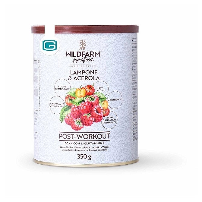 Wildfarm Superfood Post Workout Lampone & Acerola 350 G