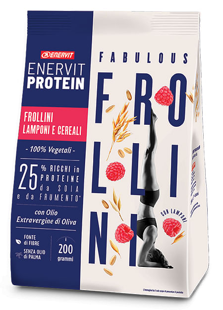 Enervit Protein Frollini Lamponi Cereali 200 G