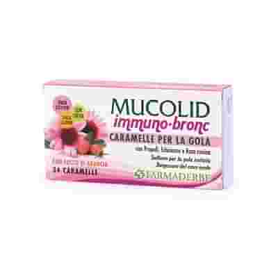 MUCOLID BRONC IMMUNO 24 CARAMELLE GUSTO ARANCIA