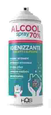 HQS IGIENIZZANTE OGGETTI E SUPERFICI ALCOL 70% SPRAY 400 ML