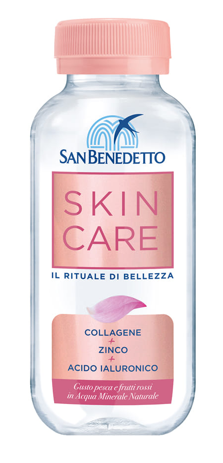 SAN BENEDETTO SKINCARE BIBITA ANALCOLICA GUSTO PESCA E FRUTTI ROSSI 220 ML