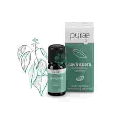 PURAE PURAE OLIO ESSENZIALE RAVINTSARA BIO CINNAMOMUM CAMPHORA FOGLIE 5 ML