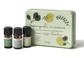 PURAE PURAE COFANETTO OLI ESSENZIALI IN CUCINA PRIMI PIATTI 3 PEZZI DA 5 ML PURAE PURAE COFANETTO OLI ESSENZIALI IN CUCINA PRIMI PIATTI 3 PEZZI DA 5 ML
