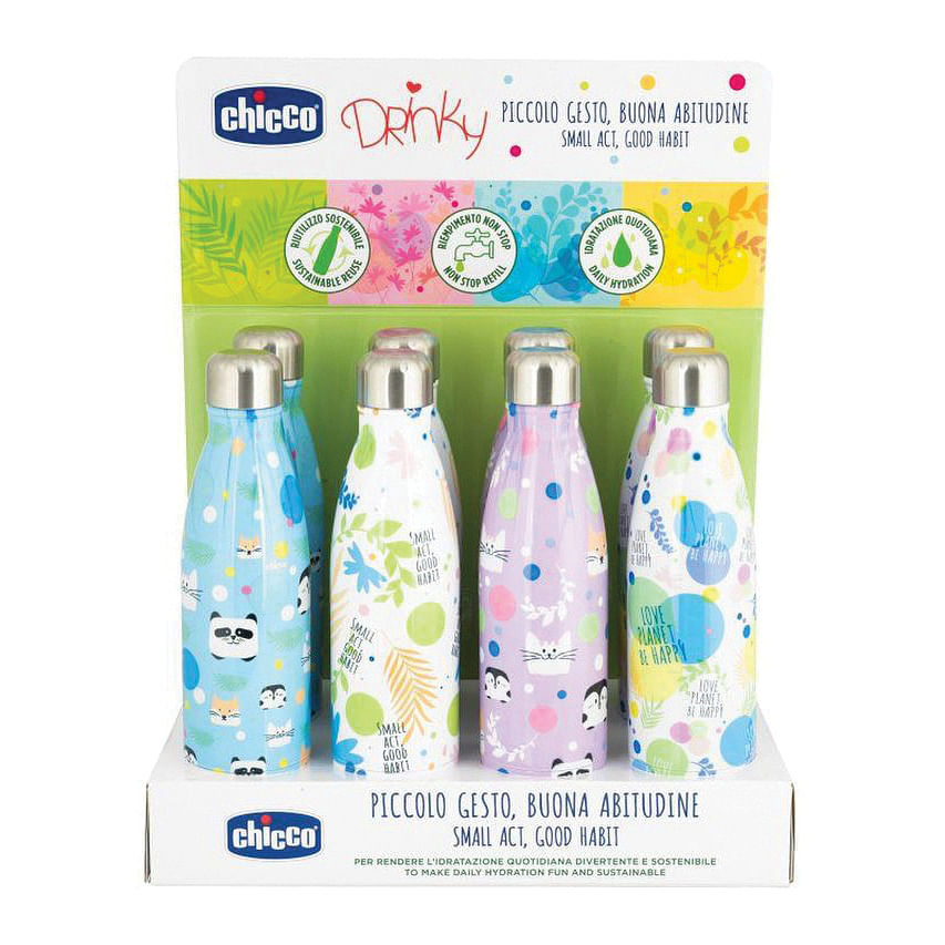 Chicco Bottiglia Inox Da 500 Ml Display Box