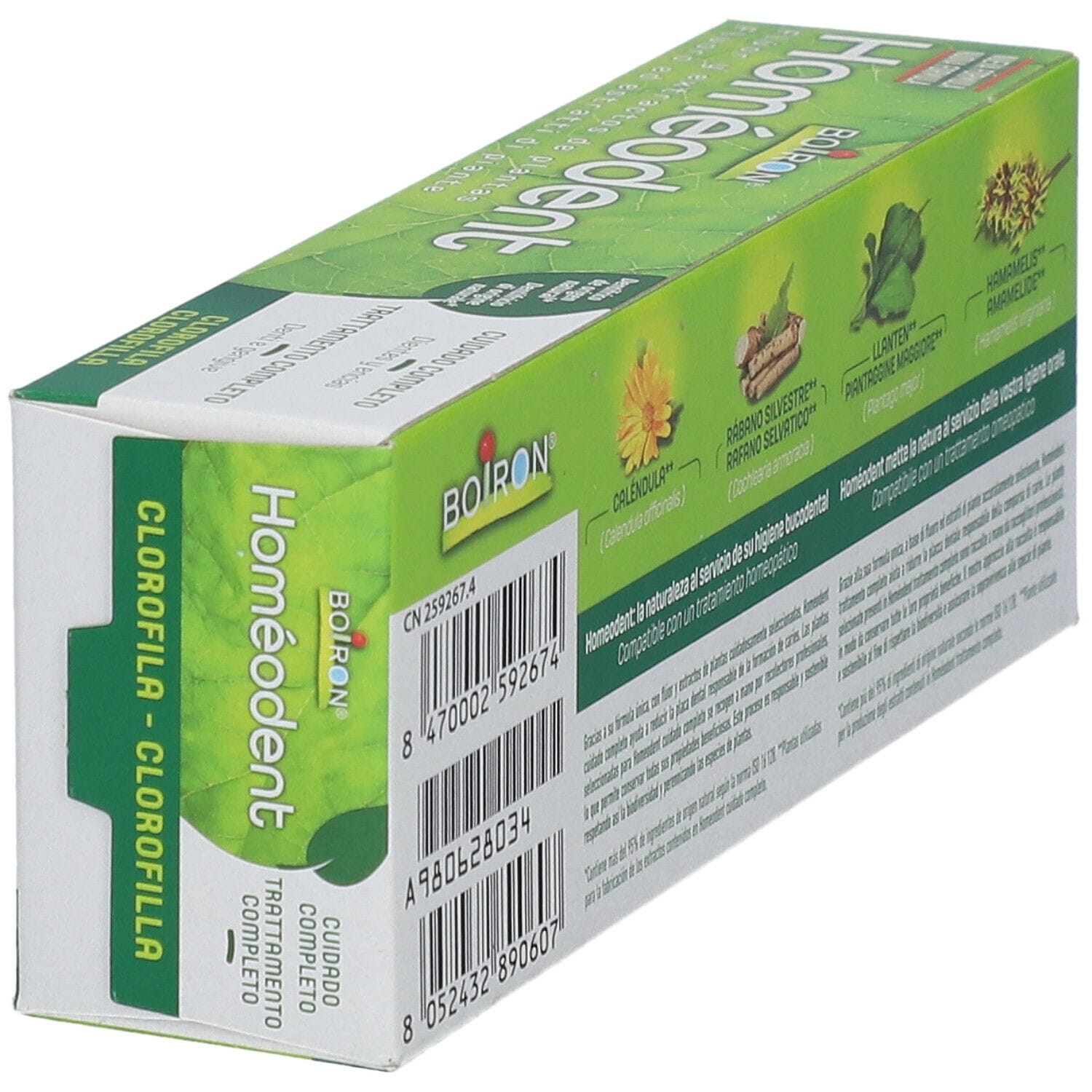 HOMEODENT DENTIFRICIO CLOROFILLA NUOVA FORMULA 75 ML