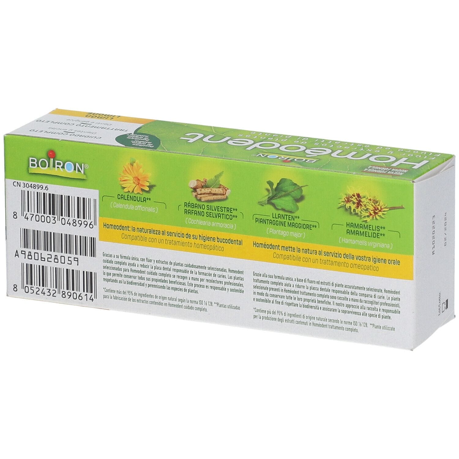 HOMEODENT DENTIFRICIO LIMONE NUOVA FORMULA 75 ML