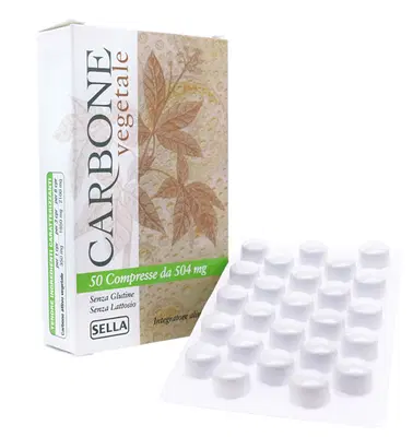 CARBONE VEGETALE 50 COMPRESSE CARBONE VEGETALE 50 COMPRESSE