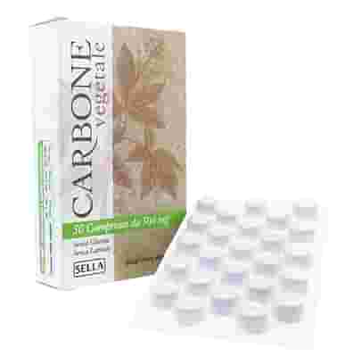 CARBONE VEGETALE 50 COMPRESSE