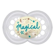 MAM SUCCHIETTO ORIGINAL NIGHT 16+ SILICONE NEUTRO 2 PEZZI