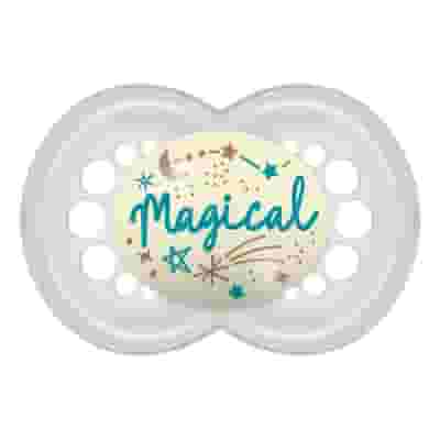 MAM SUCCHIETTO ORIGINAL NIGHT 16+ SILICONE NEUTRO 2 PEZZI