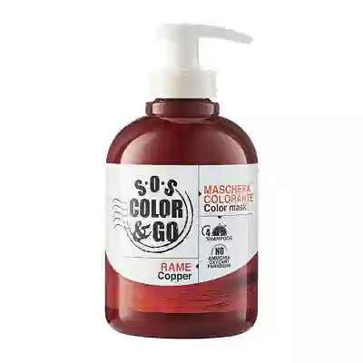 SOS COLOR&GO MASCHERA COLORATA RAVVIVA COLORE RAME 300 ML