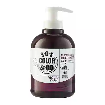SOS COLOR&GO MASCHERA COLORATA RAVVIVA COLORE VIOLA 300 ML