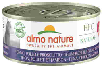 NATURAL TONNO, POLLO E PROSCIUTTO 150 G