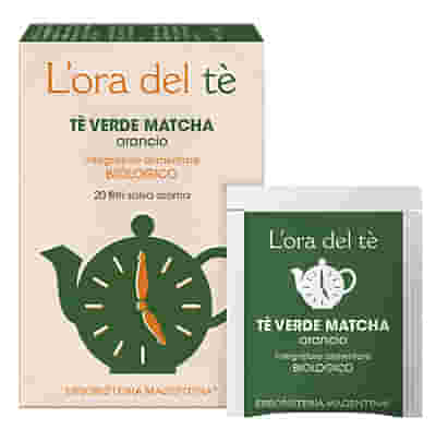 TE' VERDE MATCHA/ARANCIO BIO 20 FILTRI 30 G