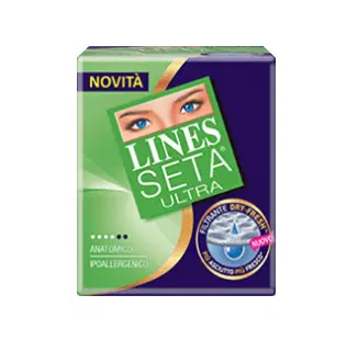 LINES SETA ULTRA ASSORBENTE ANATOMICO 24 PEZZI LINES SETA ULTRA ASSORBENTE ANATOMICO 24 PEZZI