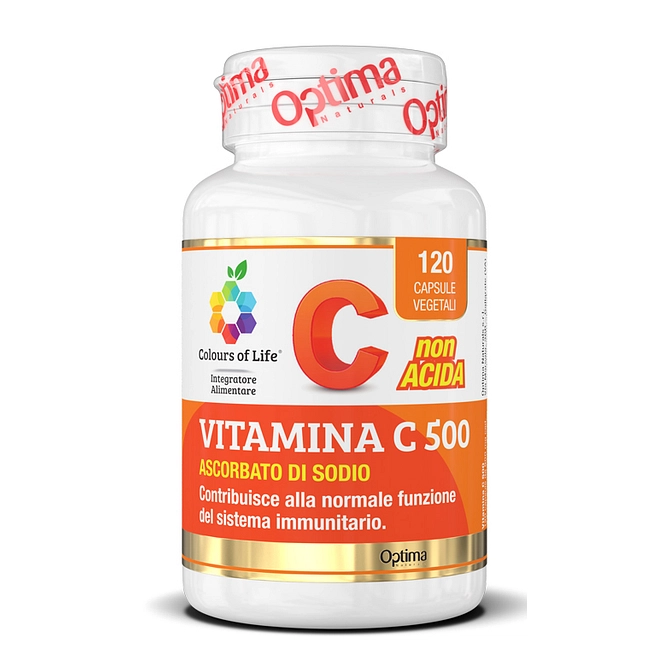 Colours Of Life Vitamina C 500 120 Capsule Vegetali 900 Mg