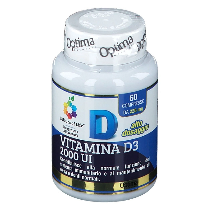 Colours Of Life Vitamina D3 2000 Ui 60 Compresse