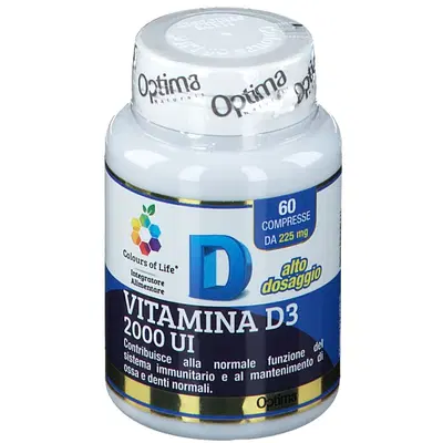 COLOURS OF LIFE VITAMINA D3 2000 UI 60 COMPRESSE COLOURS OF LIFE VITAMINA D3 2000 UI 60 COMPRESSE