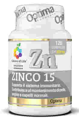 COLOURS OF LIFE ZINCO 15 120 COMPRESSE